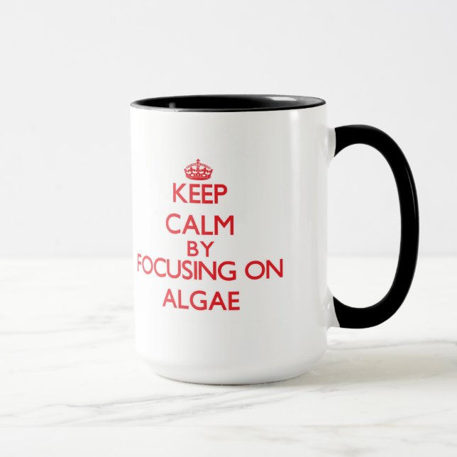 Behållalugn, genom att fokusera på alger mugg (Höger)