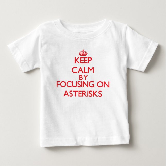 Behållalugn, genom att fokusera på Asterisks T-shirt (Framsida)