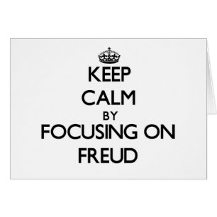 Behållalugn, genom att fokusera på Freud OBS Kort