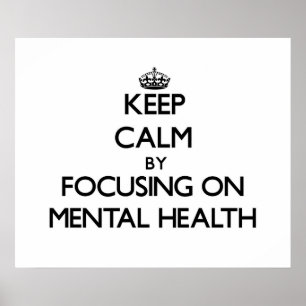Behållalugn, genom att fokusera på mental hälsa poster