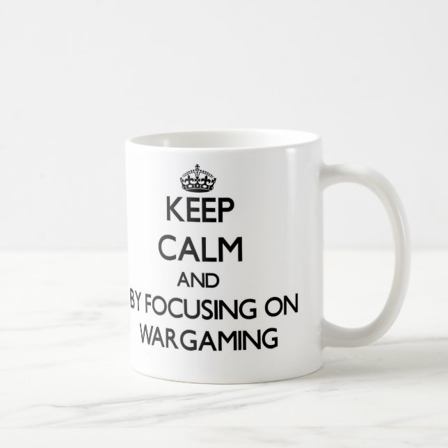 Behållalugn, genom att fokusera på Wargaming Kaffemugg (Höger)