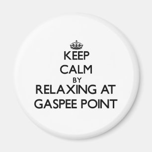 Behållalugn, genom att koppla av på Gaspee, peka Magnet