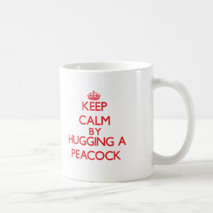 Behållalugn, genom att krama en påfågel kaffemugg