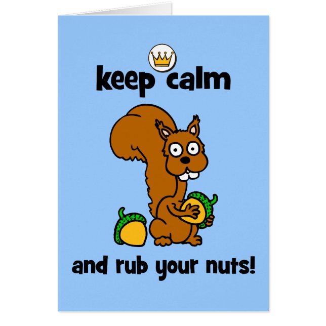 behållalugn hälsningskort (Framsidan)