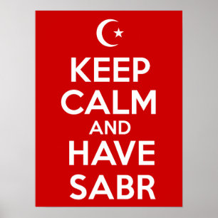 Behållalugn har Sabr Poster