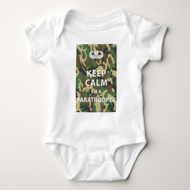 Behållalugn - I-förmiddag en fallskärmsjägare Tee Shirt (Framsida)