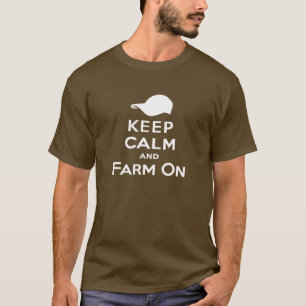 Behållalugn & manar för lantgård på - T-tröja Tee Shirt