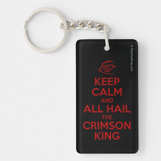 Behållalugn med den Crimson kungen Nyckelring (Framsidan)