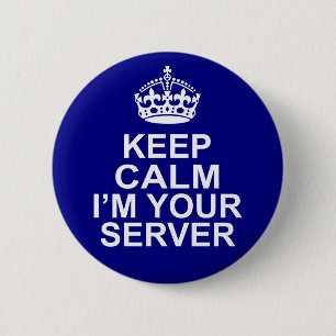 Behållalugn mig förmiddag din server knapp
