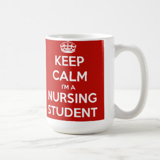 Behållalugn mig förmiddag en sjukvårdstudent kaffemugg