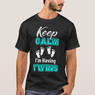 Behållalugn mig förmiddag som har twillingar, t shirt