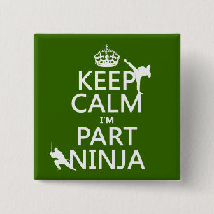 Behållalugn mig förmiddagdel Ninja (i någon fä Knapp