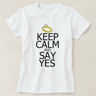 Behållalugn & något att säga ja tee shirt
