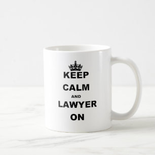 BEHÅLLALUGN OCH ADVOKAT PÅ KAFFEMUGG