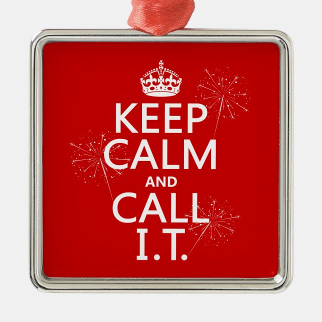 Behållalugn och appell DET (några färg) Julgransprydnad Metall (Framsidan)