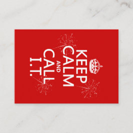 Behållalugn och appell DET (några färg) Visitkort