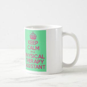 Behållalugn och appell sjukgymnastikassistenten kaffemugg