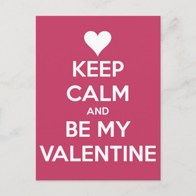 Behållalugn och är mitt valentinbär helg vykort (Framsida)