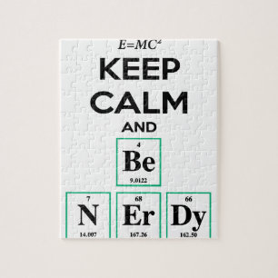 Behållalugn och är Nerdy gåvor Pussel
