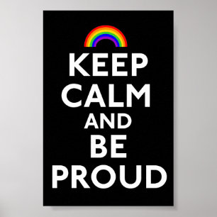 Behållalugn och är stolt poster
