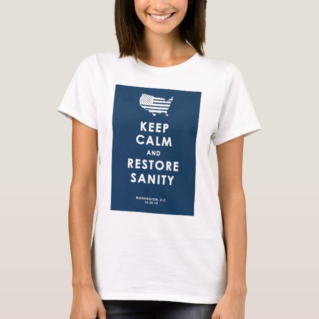 BEHÅLLALUGN OCH ÅTERSTÄLLANDESANITY TEE SHIRT (Framsida)