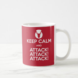 Behållalugn- och Attack3x-mugg Kaffemugg