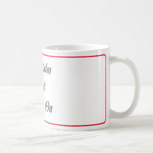 Behållalugn och Austen på muggen Kaffemugg