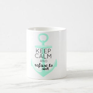 Behållalugn och avskräden för att sjunka kaffemugg