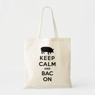 Behållalugn och bacon tygkasse