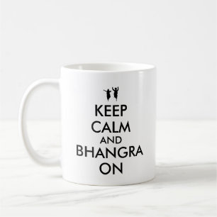 Behållalugn och Bhangra på dansanpassade Kaffemugg