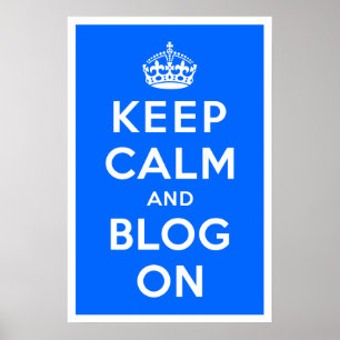 Behållalugn och blogg på poster