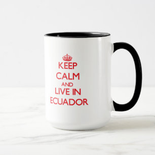 Behållalugn och bor i Ecuador Mugg