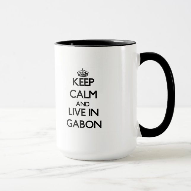 Behållalugn och bor i Gabon Mugg (Höger)