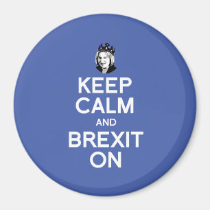 Behållalugn och Brexit på den Theresa maj -- - Magnet