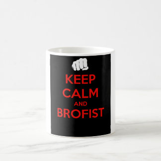 Behållalugn och brofist! kaffemugg