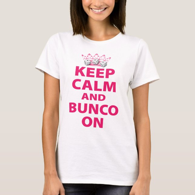 Behållalugn och Bunco på design Tee (Framsida)