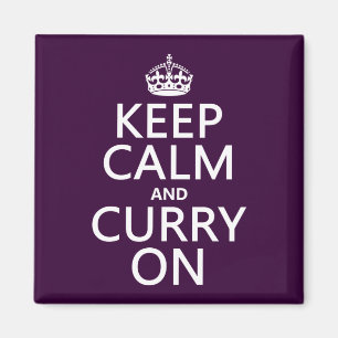 Behållalugn och curry på magnet