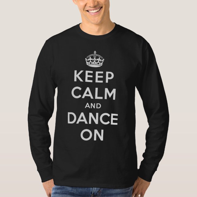 Behållalugn och dans på t shirt (Framsida)