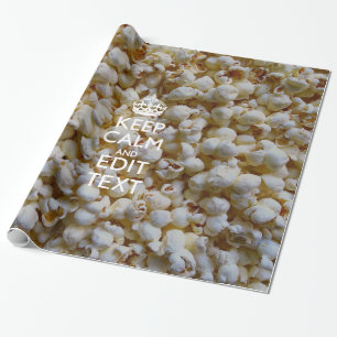 BEHÅLLALUGN OCH din text på Popcorn Presentpapper
