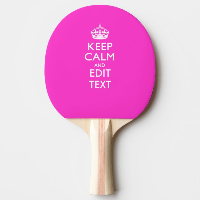 Behållalugn och dina rosor för text flickaktigt pingisracket (Framsidan)