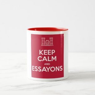 Behållalugn och Essayons kaffemugg