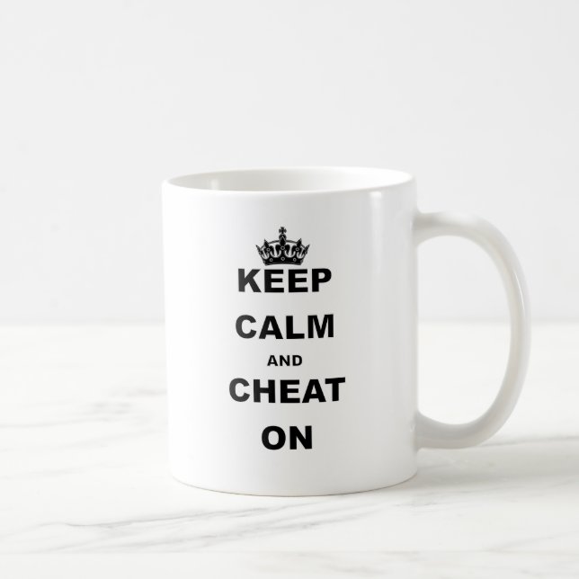 BEHÅLLALUGN OCH FUSK PÅ KAFFEMUGG (Höger)