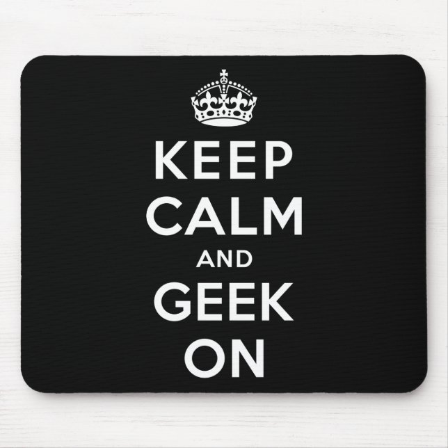 Behållalugn och Geek på Musmatta (Framsidan)