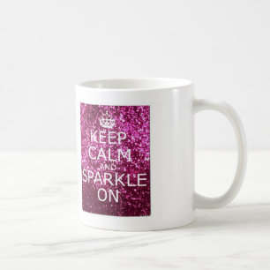 Behållalugn och gnistra på kaffemugg