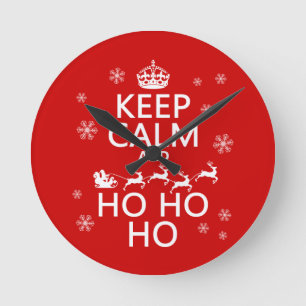 Behållalugn och Ho Ho Ho Rund Klocka