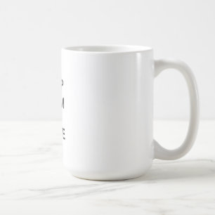 Behållalugn och isskridsko på kaffemugg