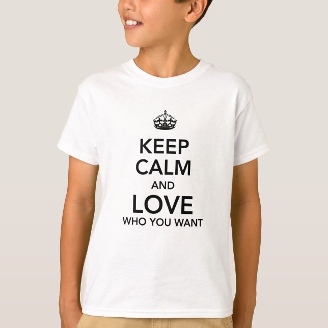 Behållalugn och kärlek som du önskar tee shirt (Framsida)