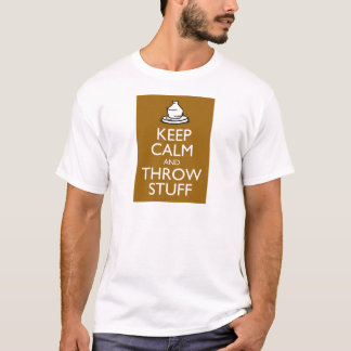 Behållalugn- och kastsaker tee shirt