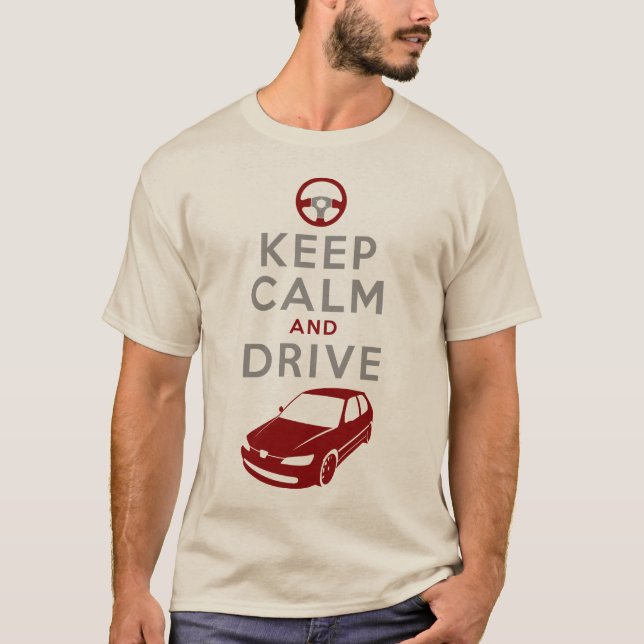 Behållalugn och kör -306 - /version3 t-shirt (Framsida)