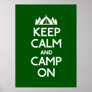 Behållalugn och läger på poster